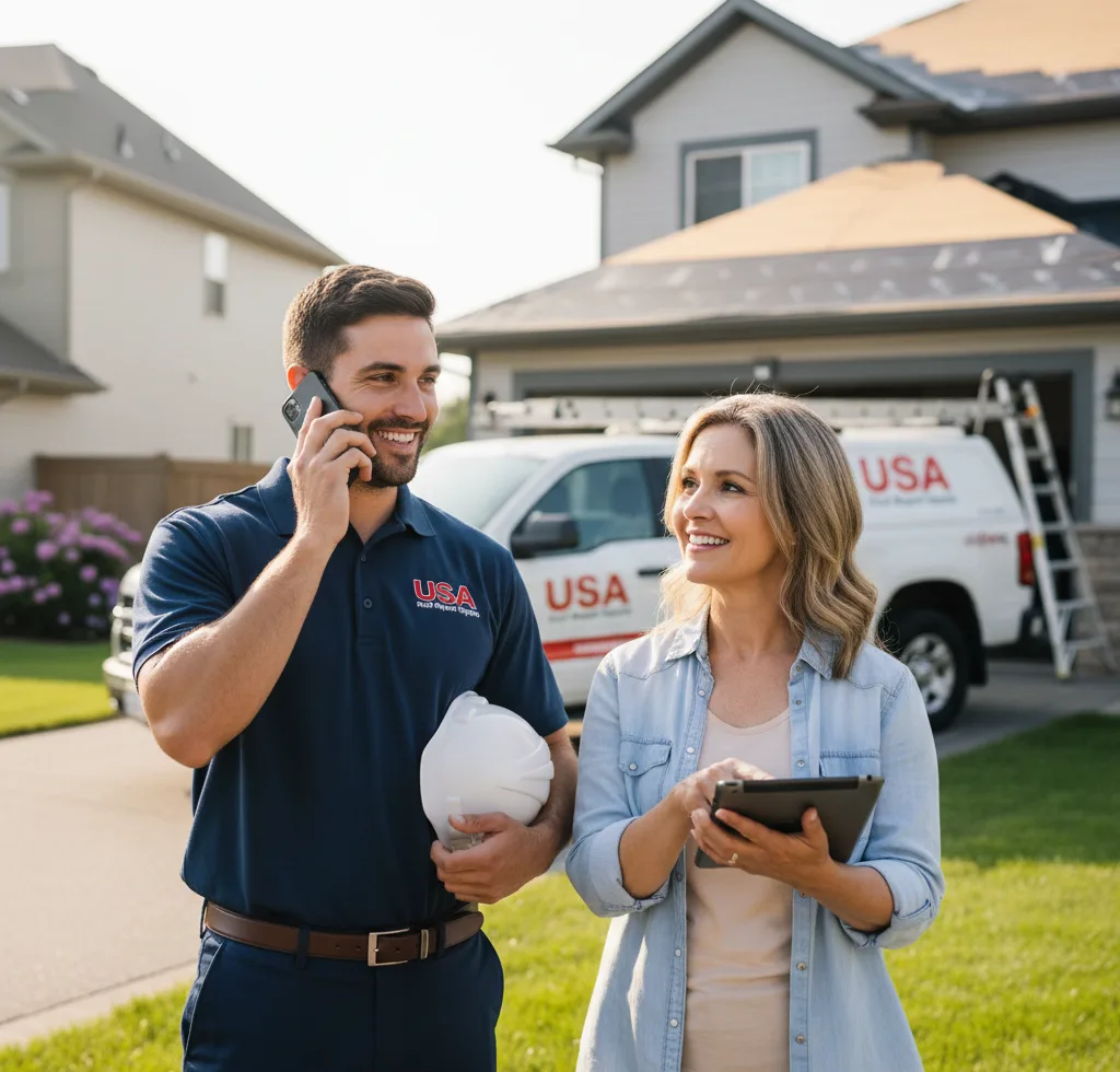 USA Roof Repair Experts customer support in Gallitzin